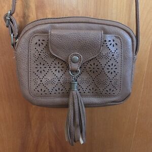 Brown Leather Crossbody Bag